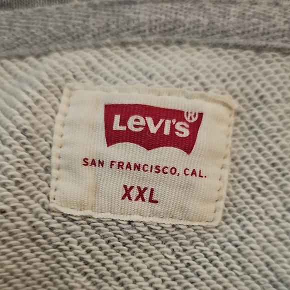 Levi's XXL Gray Hoodie with Red Logo - Picture 5 of 6